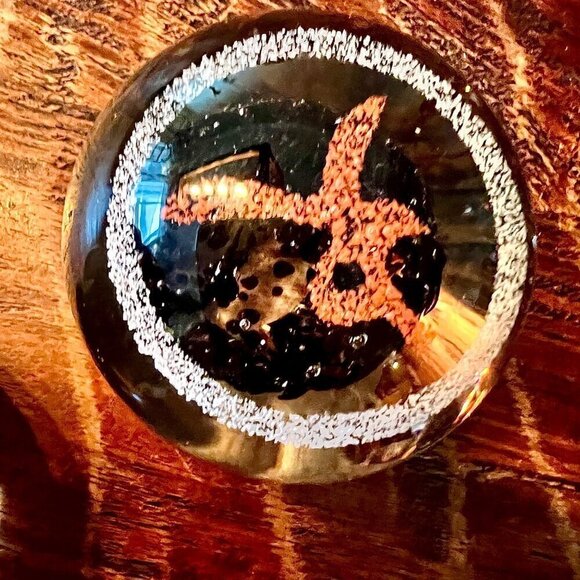 2 Abstract Handblown Paperweights - Picture 5 of 10